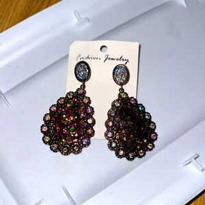 Multicolor Teardrop Earrings